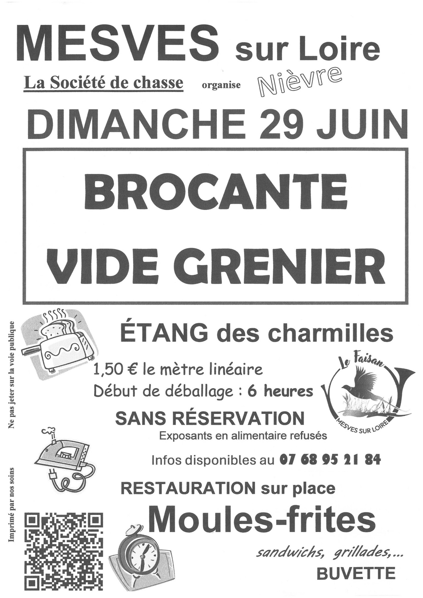 affiche brocante